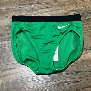 Nike Dri-FIT Custom Fast Running Brief Women's M Classic Green Bottom
